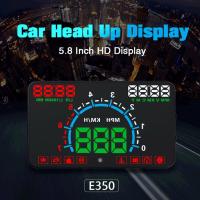 【มัลติมิเตอร์】【 dasher 】รถ HUD Head Up Display OBD II OBD2 เกจวัดอัตโนมัติ 5.8