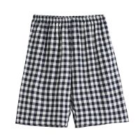 ⭐️⭐️⭐️⭐️⭐️ MUJI MUJI MUJI home shorts summer mens pure cotton pajamas can be worn outside cotton loose beach home pants for women