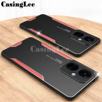 เคส Case โลหะอลูมิเนียมเนื้อด้านสำหรับ OnePlus Nord CE 3 Lite ฝาครอบป้องกันกล้องกรอบซิลิโคนนิ่มสำหรับ OnePlus Nord CE3 Lite ฝาหลังเคสมือถือ