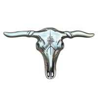 Belt Buckle for Men Cool Western Cowboys Skull Ox Head Metal with Good Plating Evillas Para Cinturon Hombre Vaquero Dropshipping