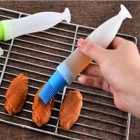 [HOT] Silicone BBQ Basting Brushes Oil Bottle Brush Kitchen Gadgets Barbecue Tools Portable Temperature Resistant Baking Accessories