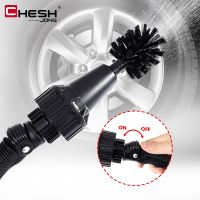 【LZ】 Car Cleaning Tool Auto Wheel Brush Car Wash Water-driven Rotary Brushes Wash Tires Hand-held Cleaning Tool for Motorcycle Wheels