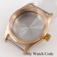 Pilot 36Mm 39Mm 200M Waterproof Cusn8 Real Bronze Watch Case For NH34 NH35 NH36 NH38 ETA 2824 PT5000 St2130 Lady Small Watch Mod