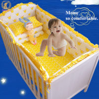 Hot Sale 5pcs Baby Bedding Suit 4pcs Baby Crib Bumper 1pc Bed Sheet Set Infant Removable Washable Bedding