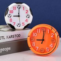 No Tick 3D Basketball Football Sport Alarm Clock Battery Powered Clock Student Kids Room Table Clock Gifts Home Decoration