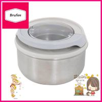 ขวดโหลสเตนเลสฝาดึง KECH SS 0.35 ลิตรSTAINLESS STEEL CANISTER WITH PULL LID KECH SS 0.35L **ทักแชทได้ค่ะ ยินดีบริการ**