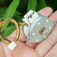 Round NMB 35MM Micro Stepper Motor DC6V 9.2 Ohms 7.5 Degree Mini 2-phase 4-wire Step Motor with Metal 8-tooth Gear