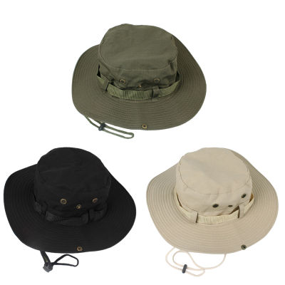 [hot]Cooling Bucket Hat Wide Brim Fishing Hat With Adjustable Drawstring Fishing Sun Hat Foldable Windproof Hiking Camp Bucket Cap