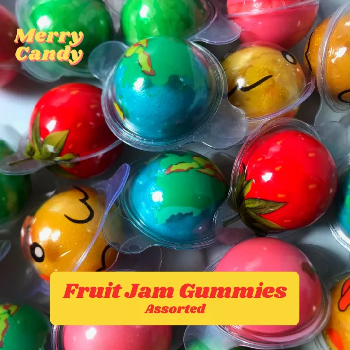 ^^ 5PCS Fruit Jam Gummies / Jam Filled Gummies (Assorted) TikTok