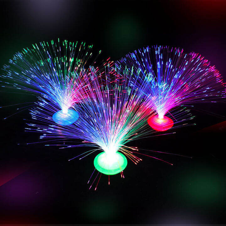 ใยแก้วนำแสงโคมไฟโรแมนติก-rgb-ที่มีสีสัน-led-ที่มีสีสันใยแก้วนำแสงดอกไม้แสงดาวท้องฟ้ารูปบรรยากาศโคมไฟพรรคตกแต่ง