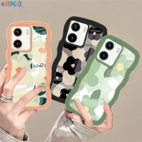 เคสสำหรับ VIVO Y36 Y27 Y02 V25E Y16 Y17 V27E Y22S Y35 Y01 Y21T Y21S Y20S Y33S Y91C Y50 Y12 Y12S Y12A รวมกันดอกไม้ประณีต Y15S ประกบกันเคสโทรศัพท์กันกระแทก