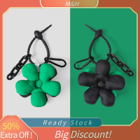 ?【Lowest price】MH ผ้าประณีตพวงกุญแจดอกไม้ขนาดเล็กจี้หญิงน่ารักดอกไม้ lanyard