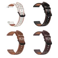 ¤☂卐 22mm Leather strap For ticwatch proX/pro3 lite ticwatch pro 2020/2021 ticwatch GTH/E3/E