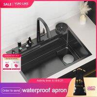 【YF】۞△♨  kitchen sink 304 Topmount Sink With Knife-Holder Multifunction Bowl Basin Renovation