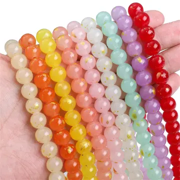 20Pcs Bulk Glass Beads for Jewelry Making Supplies for Adults