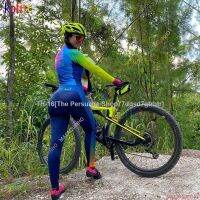 ✎☑☼ XAMA Pro Female Cycling Clothes Lycra Full Length Jumpsuit