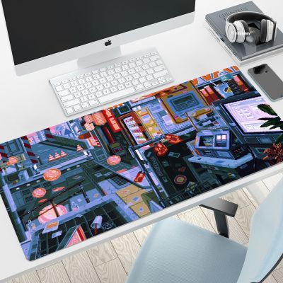 （A LOVABLE） GamingPad LargeMat LaptopJapan Street Desk Mats 80x30cmGamer PadsDeskpad Mousepad