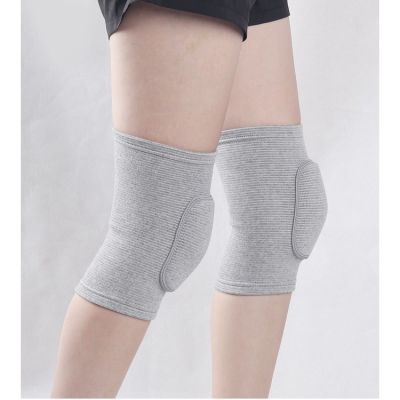 1 Pair Yoga sponge knee pads for kneeling dancing yoga fitness and bodybuilding thickened knee pads uni breathable sweat-absorbent knee pads