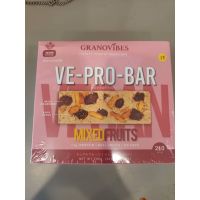 ⭐ Granovibes Ve Pro Bar Mixed Fruits ซีเรียลบาร์ การ์โนไวบ์ 240 g. ⭐