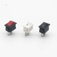 [HOT GELLXKOWOIGHIO 527] 10/30/100Pcs Push ปุ่มสวิทช์10X15มม. SPST 2Pin 5A 250V KCD11 Snap-In เปิด/ปิด Rocker Switch 10มม. X 15มม. สีดำสีแดงและสีขาว