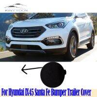 Kinyocn กันชนรถสำหรับ Hyundai IX45 Santa Fe 2017 2018ฝาปิดขอเกี่ยวกับลากจูงพ่วงฝาปิดมีที่ยึดฝาที่ครอบตะขอลากกันชน