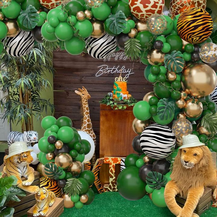 Jungle Safari Theme Birthday Party Supplies Tropical Balloon