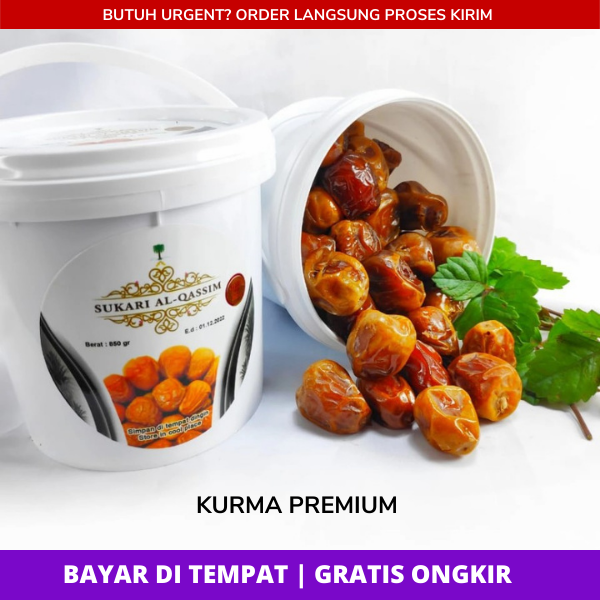 Premium Kurma Sukari Sukkari Kemasan Ember Al Qassim Qasim Asli Original Kurma Viral Queen Of 1448