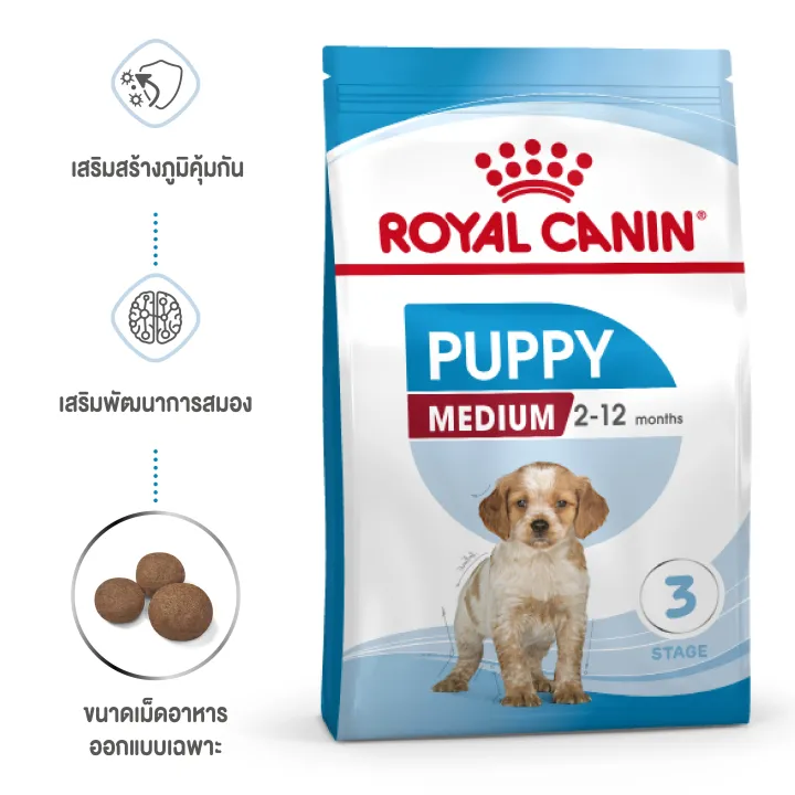 หมดอายุ4-24-royal-canin-medium-puppy-4-kg-อาหารลูกสุนัขพันธุ์กลางอายุไม่เกิน-12-เดือน-ทุกสายพันธุ์