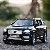 จัดส่งฟรี1:32 D Iecast รถยนต์วอลโว่ XC90รุ่นของเล่นแบบเปิดประตูดึงกลับเพลงแสงรถของเล่นสำหรับเด็กเด็ก