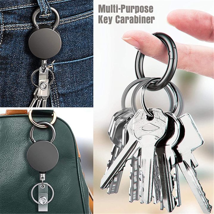 2020-wire-rope-camping-telescopic-burglar-chain-key-holder-tactical-keychain-outdoor-key-ring-return-retractable-key-chain-key-chains