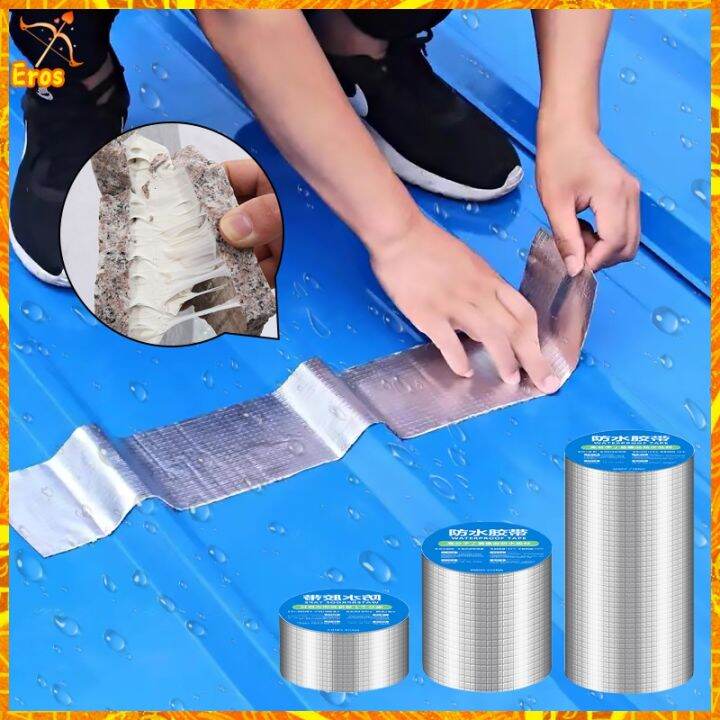 Aluminum Foil Butyl Waterproof Tape Super Fix Repair Wall Crack Easy to