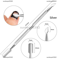 sunkepo6392 Cuticle NAIL Pusher ช้อนเล็บเล็บ Pusher Scraper Remover สแตนเลส