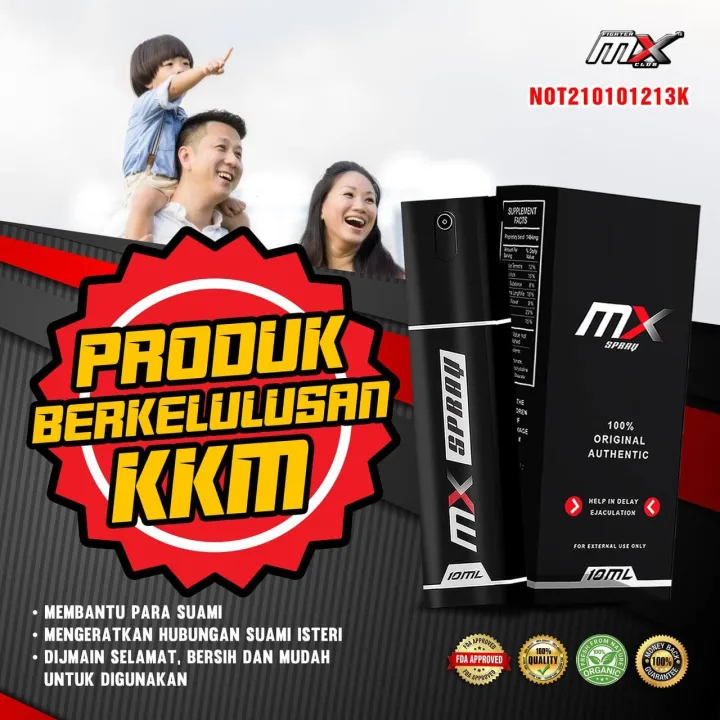 Hot Sale Mx Spray Delay Lulus Kkm Supplement Untuk Lelaki Mati Pucuk Ubat Mati Pucuk Original Tanpa Sakit Kepala Stock Readyy Lazada