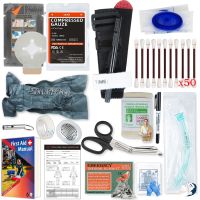 Survival First Aid Kit Survival military full set Outdoor Gear Emergency Kits Trauma Bag Camping Hiking IFAK Adventures Bleeding