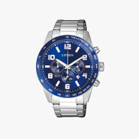 [ประกันร้าน] CITIZEN นาฬิกาข้อมือผู้ชาย รุ่น AN8161-50L AQ Chronograph Mens Quartz Blue Dial Silver