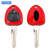 YOUBBA Remote Car Key Shell 3 Buttons FOB for Ferrari 458 Italia FF California 599 GTB 2007 2008 2009 2010 2012 2013 2014