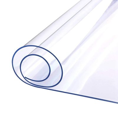 1.5mm Thick Clear Table Cover Protector,Rectangular Table Top Protector,PVC Table Pad for Writing Desk