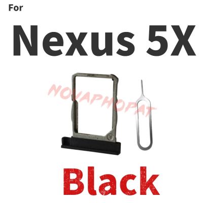 Novaphopat ถาดใส่ซิมการ์ดสำหรับ LG Nexus 5 5X D821 D820 H791 4 E960 7ซิมกระเป๋าเก็บบัตรสล็อตอะแดปเตอร์เครื่องอ่านสล็อต + การติดตาม