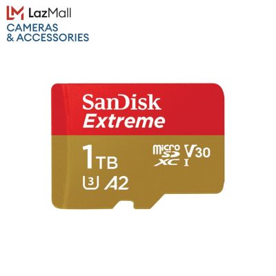 SanDisk Extreme microSDXC, SQXAV 1TB, V30, U3, C10, A2, UHS-I, 190MB/s R, 130MB/s  ( SDSQXAV-1T00-GN6MN ) ( เมมโมรี่การ์ด ไมโครเอสดี การ์ด )