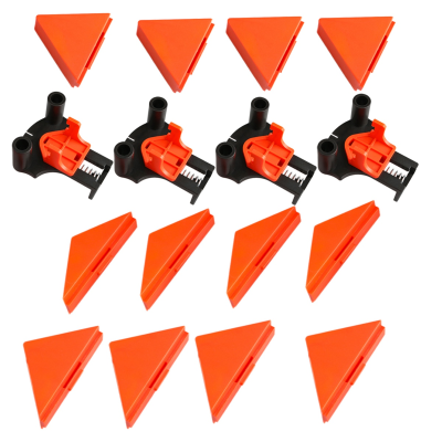 16PC Woodworking Angle Clamp Utility Fixation Tool Woodworking Clip Household Installer 60° 90°120° Multi-Angle Tool