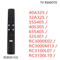 New Original TCL Remote Control RC802N YLI2 For RCA TCL Smart 06-IRPT45-BRC802N Fernbedienung 40A325 32A325 55S405 40S305 65S405 32S301 RC3000E02 RC3000M13 RC3100L07 RC3100L10