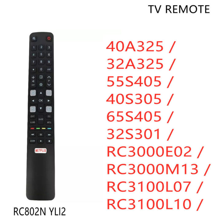 new-original-tcl-remote-control-rc802n-yli2-for-rca-tcl-smart-06-irpt45-brc802n-fernbedienung-40a325-32a325-55s405-40s305-65s405-32s301-rc3000e02-rc3000m13-rc3100l07-rc3100l10