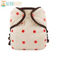 New Arrival! Alvababy Bamboo Fitted Diaper Reusable Bamboo Fitted Nappy Sewed in 1pc 3 Layers Bamboo Insert Cloth Diapers