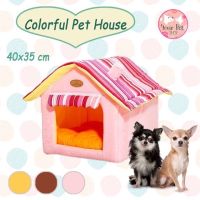 บ้านสัตว์เลี้ยงสีสันสวยงาม บ้านหมา บ้านแมว ที่นอนหมา ที่นอนแมว By Your Pet Shop Colorful Pet House