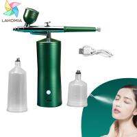 Lahomia Air Brush Kit แบบพกพาแบบชาร์จไฟได้สำหรับการแต่งหน้าเค้กเล็บ