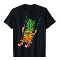 Funny Swinging Pineapple Swinger T-Shirt Prevailing Men T Shirt Simple Style Tops Shirts