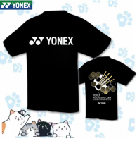 Yonex เสื้อเจอร์ซี่วอลเลย์บอล2023ฤดูร้อนใหม่สำหรับทั้งหญิงและชายการแข่งขันกีฬาฝึกซ้อมระบายอากาศได้สวมใส่สบายดูดซับเหงื่อ