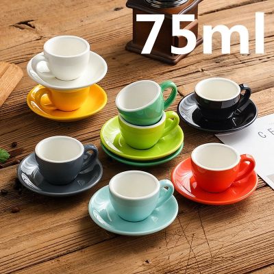【CW】✑  1 Set Colored Cup Espresso Cups Afternoon Teacup Mug Pottery Mugs Wholesale
