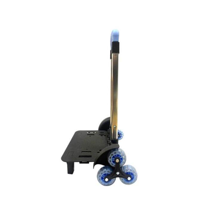 Foldable Trolley Cart 6 Wheels Rolling Luggage Carts Durablel Backpack