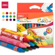 Bút sáp nến Deli - 12 màu 18 màu 24 màu - 1 hộp - EC20800 EC20810 EC20820
